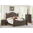 Brunswick Bedroom Set with 2 Nightstands in Mahogany