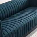 Conjure Tufted Upholstered Fabric Sofa