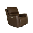 Henry Latitudes Power Swivel Gliding Recliner with Power Headrest, Lumbar, Heat & Massage - 5000008236 - Michael's Discount Furniture