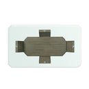 Dapper Grey Rectangular Counter Table
