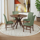 Santa Barbara Dining Set in Walnut