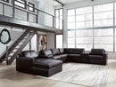 Modmax II Sectional with Chaise and Storage Consoles - Michael's Discount Furniture