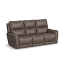 Carter Latitudes Power Reclining Sofa with Console & Power Headrests & Lumbar - 5000004704 - Michael's Discount Furniture