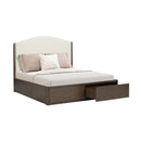 Athens Queen Upholstered Storage Bed - Michael's Discount Furniture