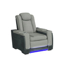 Lantana 3PC Living Room Set in Rocky Cement/Charcoal-Sofa, Loveseat & Recliner