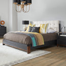 Waterfall King Upholstered Bed - Michael's Discount Furniture