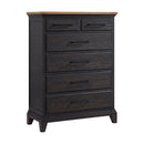 Montrose Chest in Espresso & Brown
