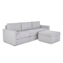 Flex Sofa with Standard Arm and Storage Ottoman - 5000003544