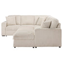 Devonshire Pull-Out Sleeper Sectional Sofa
