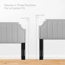 Alyona Channel Tufted Performance Velvet Full/Queen Headboard