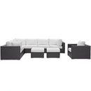 Convene 9 Piece Outdoor Patio Sectional Set
