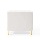 Shift Channel Tufted Performance Velvet Armchair