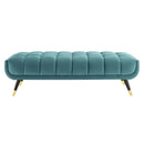 Adept 60" Performance Velvet Bench