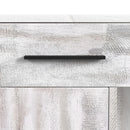 Rogen Rustic Bar Table with Ice Tray, USB and Power in Rustic White