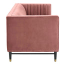 Devote Channel Tufted Performance Velvet Sofa