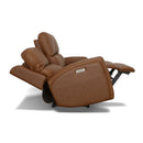 Linden Power Reclining Sofa with Power Headrests & Lumbar - 5000007532 - Michael's Discount Furniture