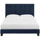 Melanie Queen Tufted Button Upholstered Performance Velvet Platform Bed
