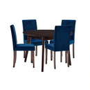 Prosper 5 Piece Upholstered Velvet Dining Set