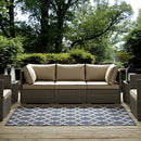 Cerelia Moroccan Trellis 8x10 Indoor and Outdoor Area Rug