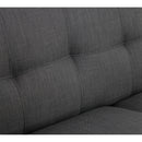 Hadley Sofa & Loveseat Set in Charcoal