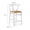 Amish Wood Counter Stool