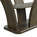 Dapper 5PC Rectangular Standard Height Dining Set in Walnut-Table & Four Chairs