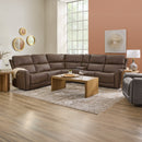 Carter Latitudes Power Reclining Sectional with Power Headrests & Lumbar - 5000-1587-SECTPH-88672 - Michael's Discount Furniture