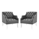 Proverbial Armchair Performance Velvet Set of 2