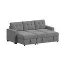 Homer 2PC Sectional Set in Clementine Grey