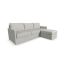 Flex Sofa with Narrow Arm and Ottoman - Michael's Discount Furniture