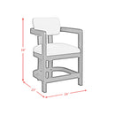 Portland Bar Stool in Black