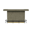 Jemma Bar Table with Light in Grey and Dark Espresso