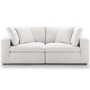 Commix Down Filled Overstuffed 2 Piece Sectional Sofa Set
