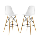 Pyramid Dining Side Bar Stool Set of 2