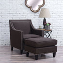 Erica 497 Ottoman W/Chrome Nail (ISTA 3)