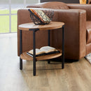 Millwork Round End Table - Michael's Discount Furniture