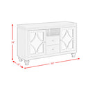 Avril 60" TV Stand in Silver