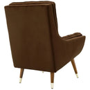 Suggest Button Tufted Performance Velvet Lounge Chair