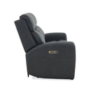Warren Power Reclining Sofa with Console, Power Headrest & Lumbar - Michael's Discount Furniture