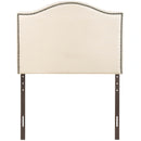 Curl Twin Nailhead Upholstered Headboard