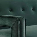 Concur Button Tufted Performance Velvet Sofa
