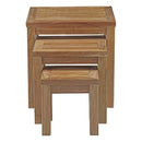 Marina Outdoor Patio Teak Nesting Table
