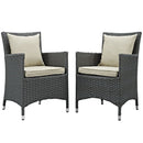 Sojourn 2 Piece Outdoor Patio Sunbrella� Dining Set