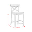 Callista Round Counter Height 5PC Dining Set-Table and Four Stools