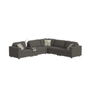 Options One Armless Chair in Palmer Plus Ash