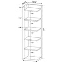 Alder Corner Bookcase - Michael's Discount Furniture