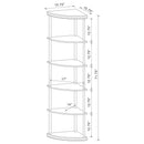 Bonwick Corner Bookshelf - Michael's Discount Furniture