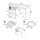 Halston Computer Desk - Michael's Discount Furniture