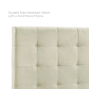 Paisley Tufted Twin Upholstered Performance Velvet Headboard