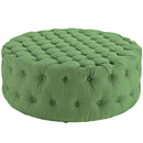 Amour Upholstered Fabric Ottoman